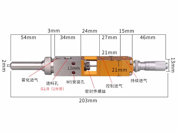 Circular spray valve